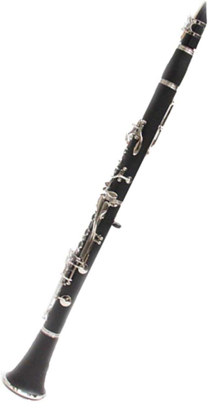 Clarinet Clarinet Durable Rubber Body Instrument B Flat Exquisite 17 Nickel Plated Keys