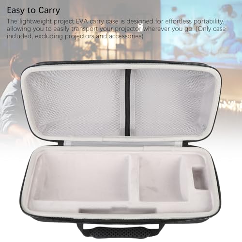 Estuche portátil EBTOOLS para proyector, funda impermeable y protectora de EVA y nailon con compartimentos para accesorios miniatura 7