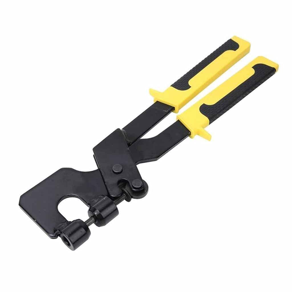Pince à sertir anti-effort pour assembler les rails sans vis