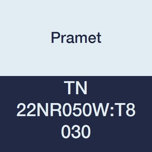 TN 22NR050W:T8030 Carbide Multi-Material (P30,M25,K30) Indexable Internal Threading Insert, Whitworth 55 Degree, TPI 5, 3" Cutting Edges, PVD, Use SER/L Tool Holder, Gold (Pack of 5)
