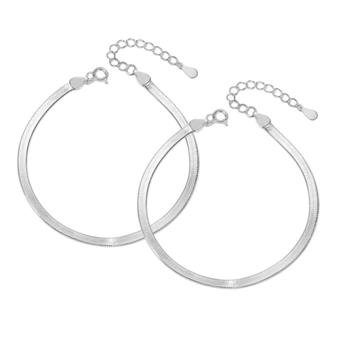 Jewellery Italian Artificial Anklet for Women | Elegant Chain Design | Adjustable & Lightweight | Party, Daily --image-34