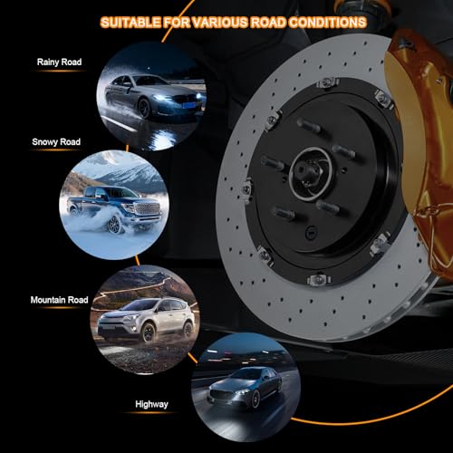 Image of Ceramic Front Brake Pads Set Compatible with Nissan Altima /Cube /Juke /Sentra /Maxima /Versa / 350Z,For INFINITI G35 / I35 / I30,For 2009-2014 Suzuki SX4 /2012 SX4 Crossover (D815)