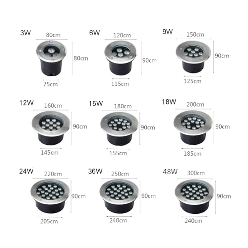 Lampadaire LED encastrable pour sécuriser et éclairer vos chemins sombres - 3