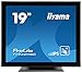 Produktbild iiyama ProLite T1932MSC-B5X 48 cm (19") IPS LED-Monitor SXGA 10 Punkt Multitouch kapazitiv (VGA, HDMI, DisplayPort) IP54 Front, Glare, schwarz