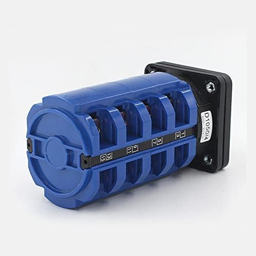 Changeover Selector Switch 32A 3- Position 4 Pole 16 Screw Terminals Universal Rotary Cam Selector