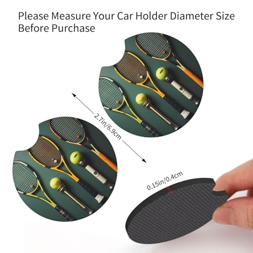 Portavasos para auto BROLEO set 2 diseño tenis negro miniatura 3
