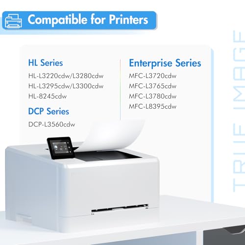 Image of DR229CL Drum Unit (NOT Toner) Compatible Replacement for Brother DR229CL DR229 DR-229CL DR-229 for MFC-L3720cdw MFC-L3780cdw HL-L3220cdw HL-L3280cdw HL-L3295cdw DCP-L3560cdw 4-Pack