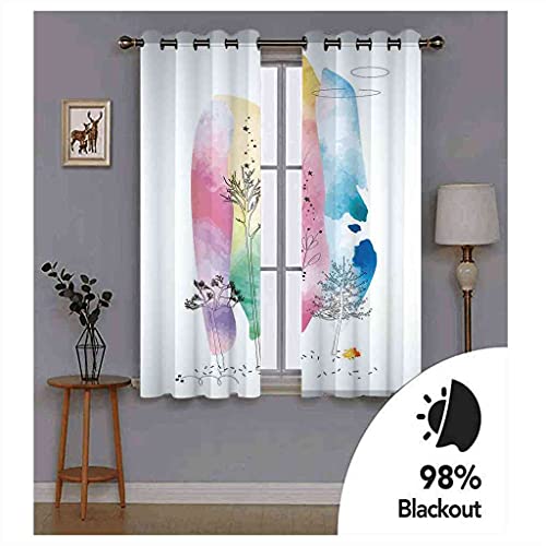 Rideaux à oeillets occultants 100% polyester isolant phonique