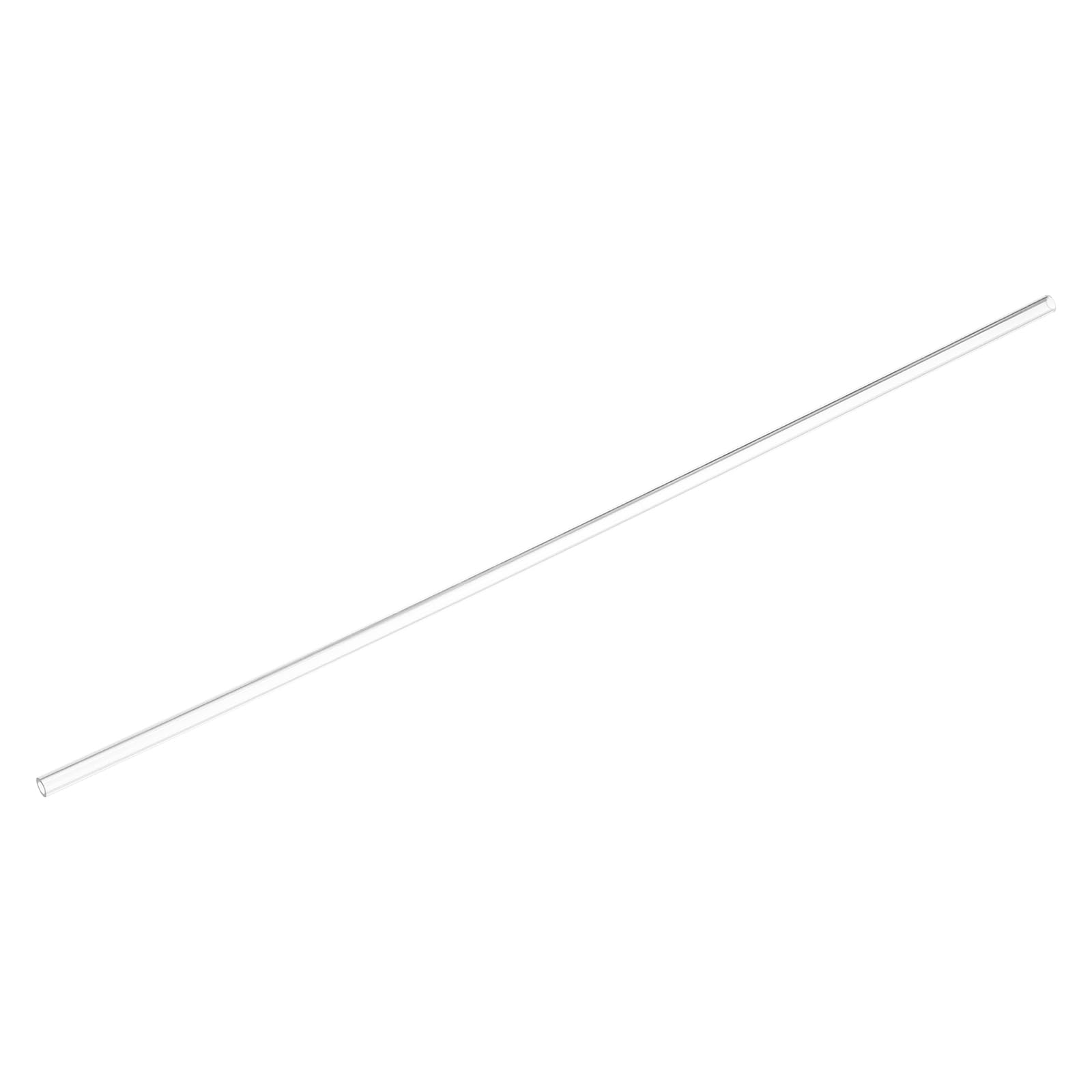 uxcell 2pcs Clear Rigid Tubing Pipe 3mm(1/8") ID x 5mm(3/16") OD 1Ft(305mm) Round Plastic Polycarbonate Tube