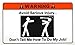 Avoid Injury Warning Sticker, Decal, Funny, Adult Work Office