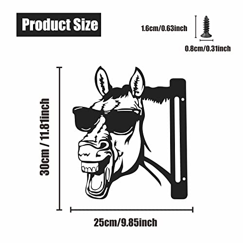 Yungeln Peeping Horse Metal Art Farm Garden Decor Garden Fence Decoration Outdoor Decoration For Farmhouse,Yard,Lawn… #TOP1