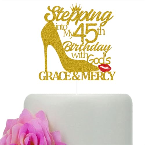WKUNBA 45th Birthday Cake Topper