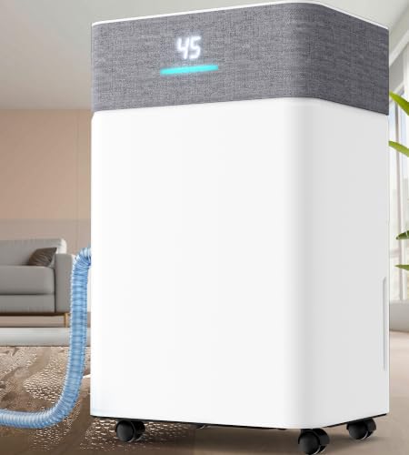 AKIRES 55Pint Dehumidifier for 4000Sq.Ft, Wi-Fi Enabled