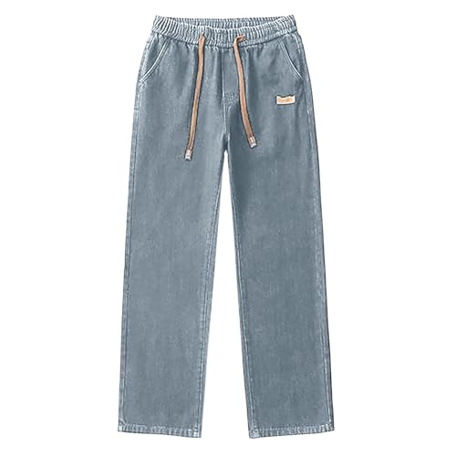 Pantalon homme respirant confortable en lin coton style jogging chic
