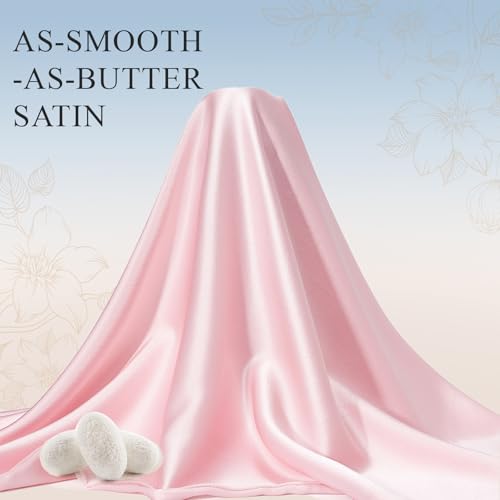 SEAGEBEL 100% Pure Mulberry Silk Pillowcase for Hair and Skin Health,Cooling Pillow Cases with Zipper,Both Sides Premium Grade 6A Silk (Pink, Standard 20"x26") — view 6