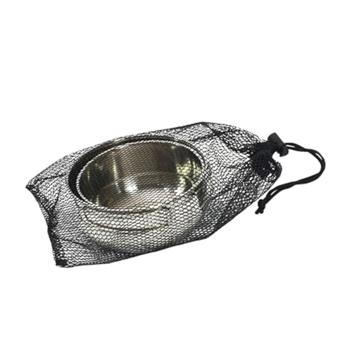 ibasenice Stainless Steel Bowl Set for Camping Portable Picnic Bowl Compact Durable Tableware for Outdoor