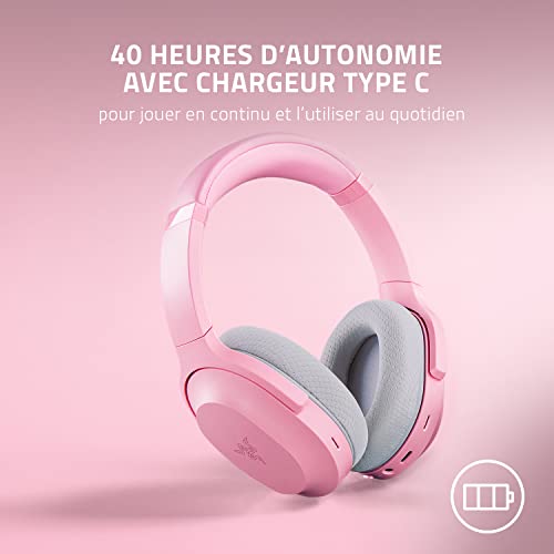 Razer Barracuda Casque Gaming sans Fil Multiplateforme pour Le Jeu et Le Mobile SmartSwitch Dual Wireless Micros Antibruit Triforce 50mm Batterie 40h USB C - vue 7