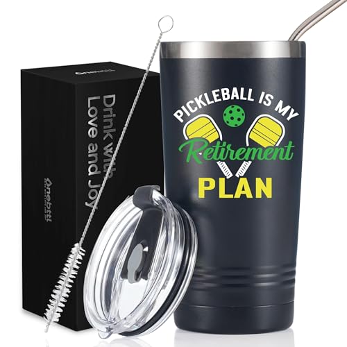 Onebttl Retirement Gifts for Pickleball Lovers, 20oz Travel Tumbler