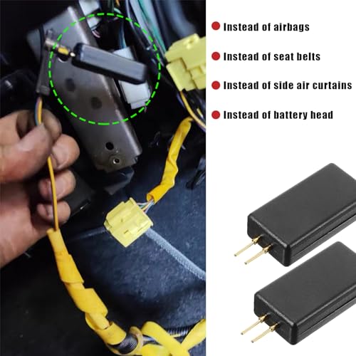 image for Augeny 2 PCS Car SRS Airbag Simulator Tester, Universal Airbag Fault F