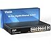Produktbild VIMIN 16-Port Gigabit Ethernet Switch mit 2 Uplink-Ports mit 1000 Mbit/s, 18-Port unmanaged Network Switch unterstützt IEEE802.3af/at, VLAN, Metallgehäuse, Desktop, Wandmontage oder Rackmontage
