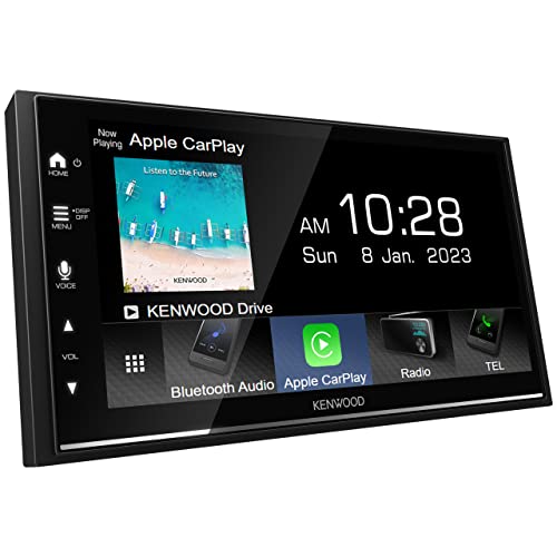 Image of Kenwood DMX7522S Apple CarPlay /Android Auto Digital Media Receiver 6.8 inch WVGA Capacitive Touch Display