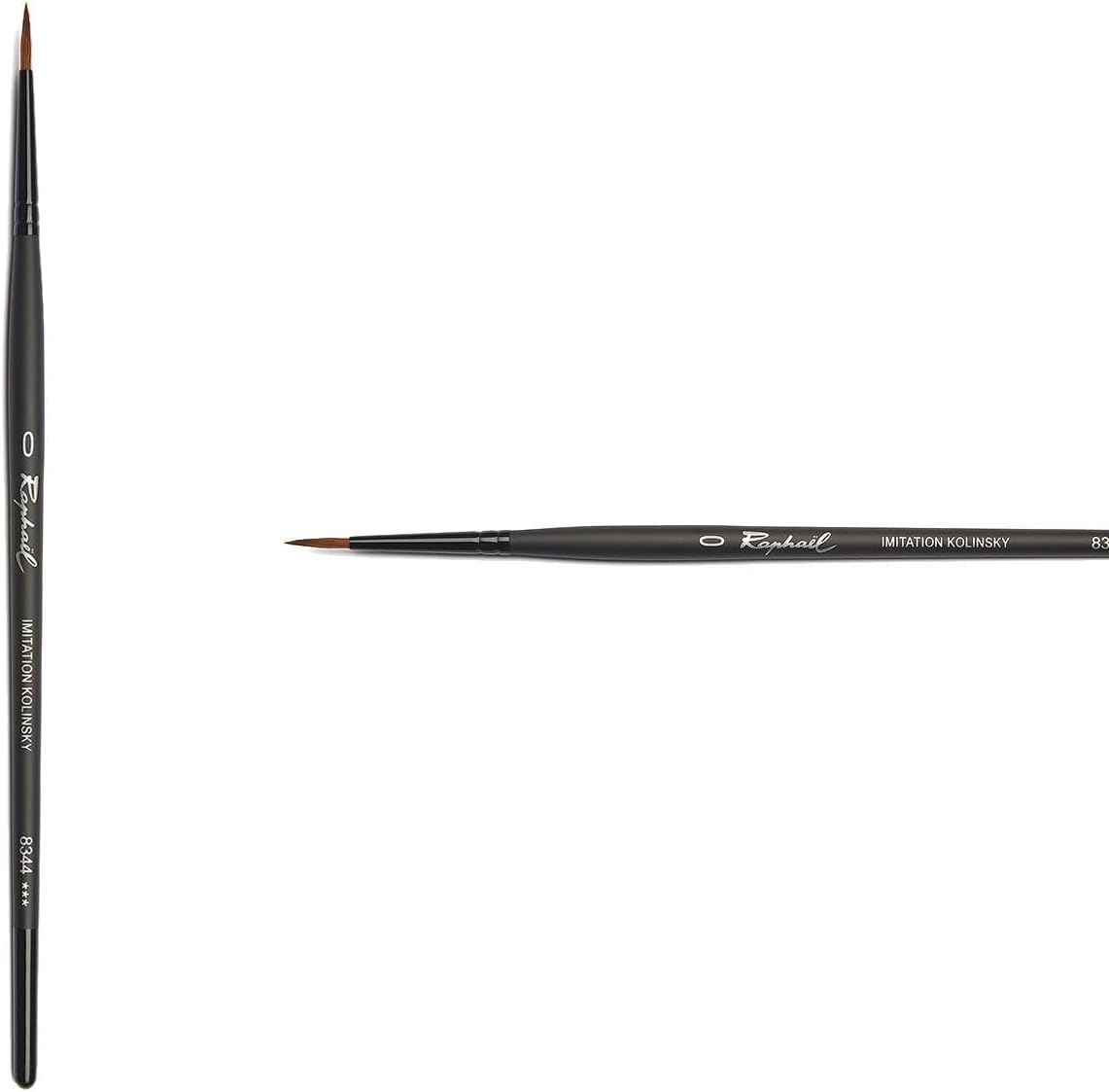 Raphael Synthetic Kolinsky Watercolor Brush, Round, 6/0