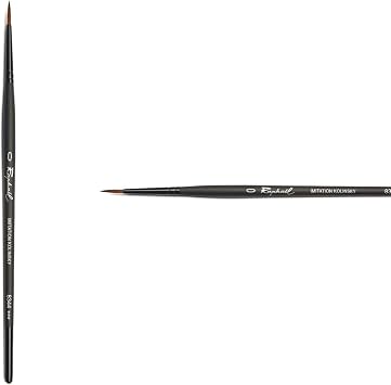 Raphael Stradivarius Synthetic Kolinsky Watercolor Brush, Round, 0
