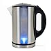 Produktbild Deuba LED Wasserkocher 1,7 L Teekocher Edelstahl Glas Teekessel 2200W BPA Frei Kalkfilter Überhitzungsschutz Kabellos