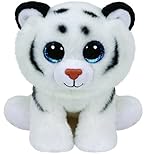 TY - Classics Tundra, tigre de peluche, 23 cm, color blanco (90219TY) , color/modelo surtido