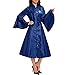 Go Mai Women's Plus Size Elegant Church Robe with Flash Forged Fabric Flare Sleeve Perfect for Choir Dress Clergy Robes