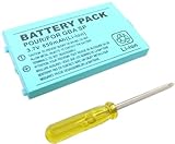 ゲームボーイアドバンスSP専用 交換用バッテリーパック(850mAh)&ドライバー