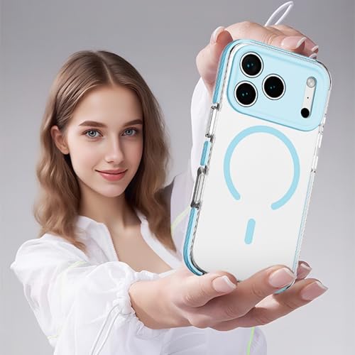 Coque magnétique iPhone 16 Pro Max gris silicone antichoc - 6