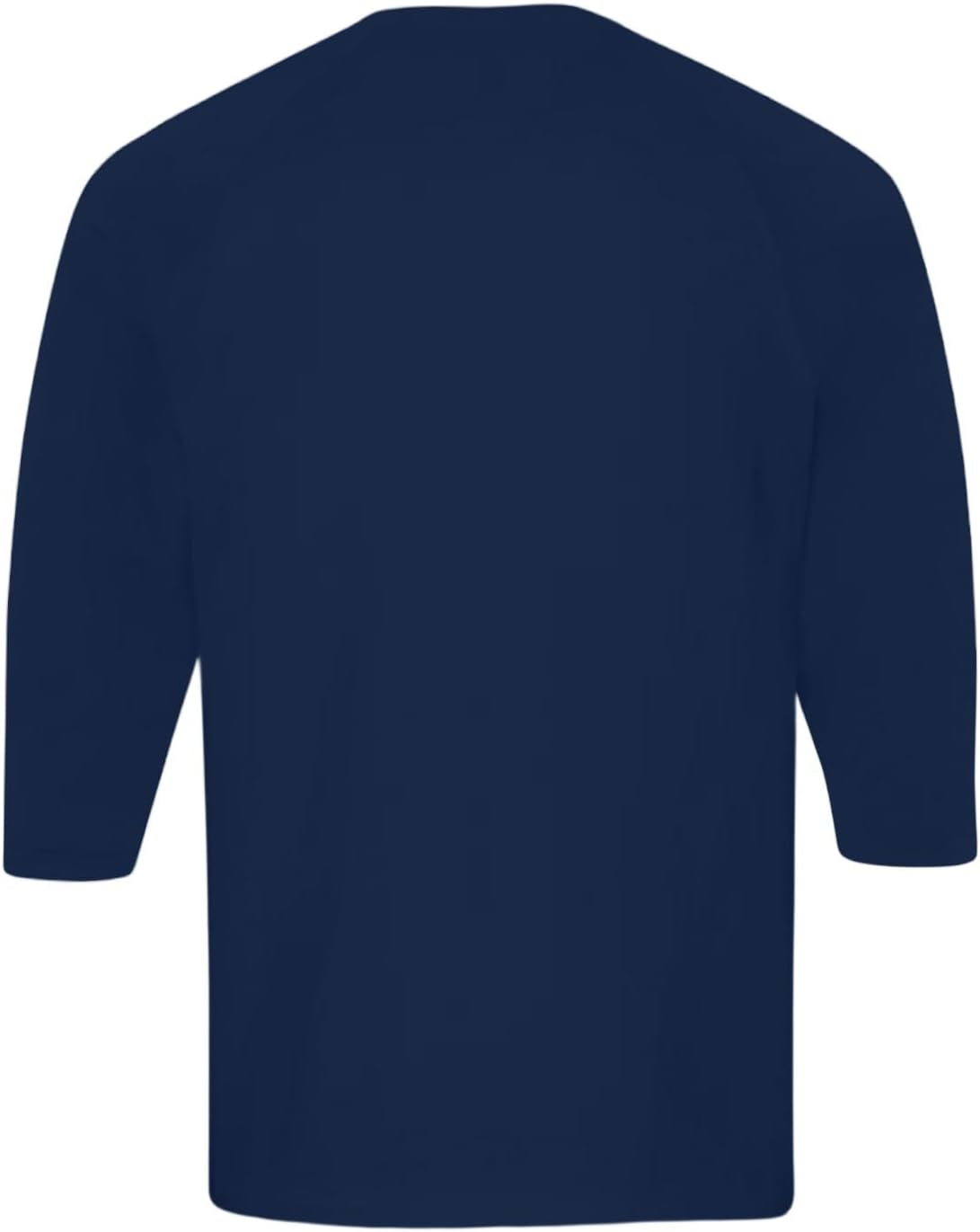 WENKOMG1 Men's Plain Henley Shirt Three Quarter Sleeve Baseball Jersey Sports Tee Tops, S-3XL