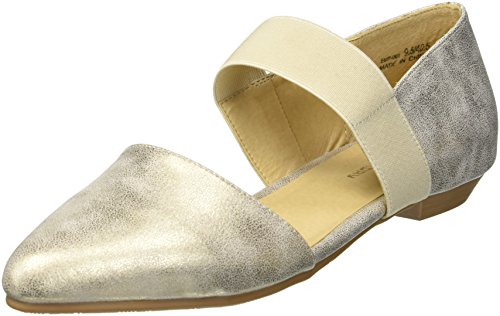 CL by Chinese Laundry Women’s EDELYN Ballet Flat, Gold/Metallic, 6 M US
