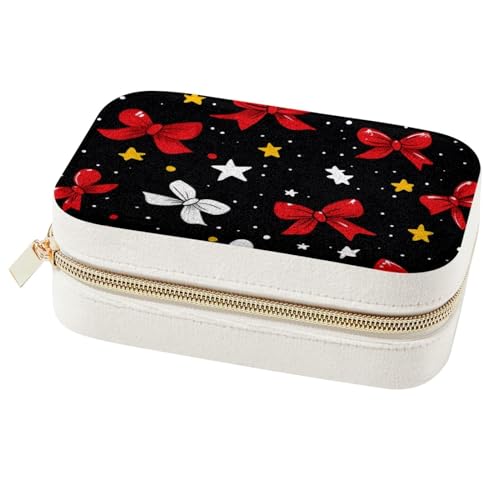 Boîte à bijoux portable anti-nœud petit format voyage pour boucles