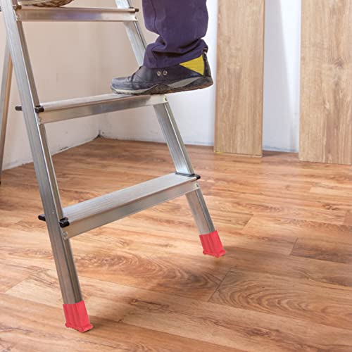 Lifkome 2Pcs Non Slip Ladder Feet Rubber Ladder Accessories Ladder Leg Caps Non Slip Rubber Pads Cover Ladder Replacement Step Mat Extension Ladder Cover Ladder Parts Accessories #TOP6
