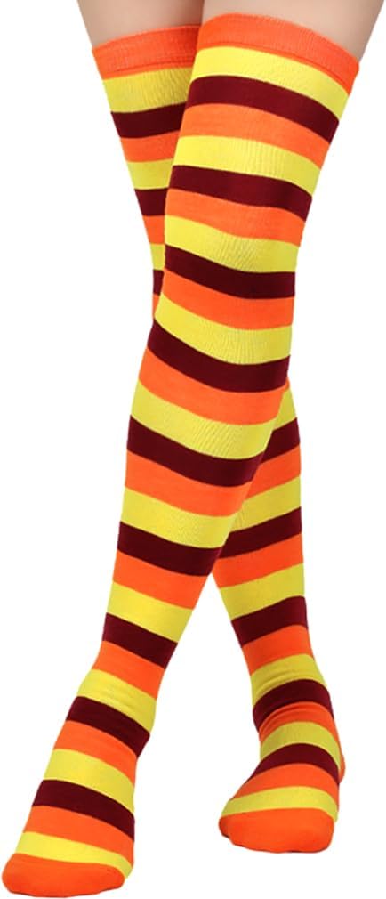 MESU Womens Thigh High Socks Over Knee Extra Long Stockings