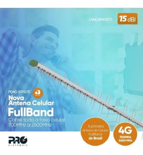 Kit Antena e Celular Rural Mesa 2G/3G/4G 7 Bandas Internet Wifi Proeletronic