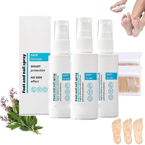 siero per unghie e piedi, trattamento funghi per unghie, soluzioni naturali e potenti, siero per unghie per crescita e forza (3 pezzi)