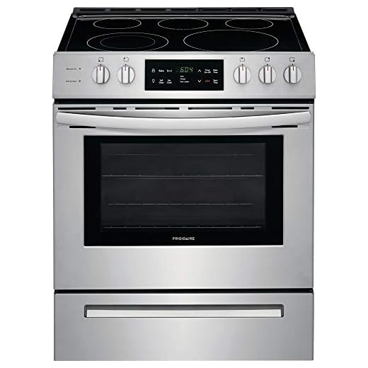 Frigidaire FFEH3054US 30 Inch Freestanding Electric Range with 5 Elements, Smoothtop Cooktop, 5 cu. ft. Primary Oven Capacity, in Stainless Steel