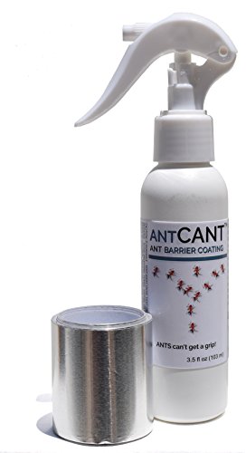 AntCant-ant Barrier Coating. Ants Can't get a Grip on Treated Inclined Smooth Surfaces. After Failing to Climb They give up and go Away
