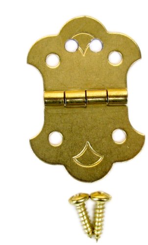 Cigar Box Guitar Brass Hinge Tailpiece for 4-String CBGs