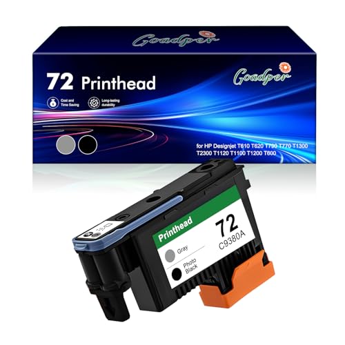 Cabezal de impresion 72 C9380A compatible con HP Designjet T790 T610 T770 T1100 PBK GY