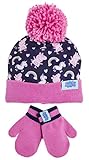 🌸 WINTERMÜTZE UND HANDSCHUHE MÄDCHEN SET --- Unsere Winterset mit 2 Original Peppa Wutz Produkte besteht aus eine pink Mütze mit PomPom und ein paar pink handschuhe mit dem Originale peppa pig logo auf denen. Es kommt in eine Einheitsgrösse (3-7 Jahren) .