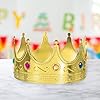 Luxurious Gold Royal Crowns - 0.75 x 8 (1 Pc) - Perfect for Parties, Regal Decor & Royalty-Themed Events