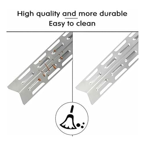 Placas térmicas de repuesto para parrilla y protector universal de acero inoxidable 8