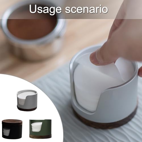 Support rotatif pour filtre à café en finitions bois - 3