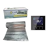 FM-SOLAR 9m² Elektrische Fußbodenheizung 150W/m² elektro Bodenheizung ALU