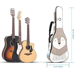 Housse étanche pour guitare acoustique avec double bandoulière et poche Marron, Multicolore 05, 42.9×16.9×4.7 in… - Les Beatles, Paul McCartney, John Lennon, RIngo Starr, George Harrison Housse étanche pour guitare acoustique avec double bandoulière et poche Marron, Multicolore 05, 42.9x16.9x4.7 in… – Image 5