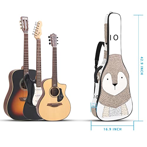 Housse étanche pour guitare acoustique avec double bandoulière et poche Marron, Multicolore 05, 42.9×16.9×4.7 in… - Les Beatles, Paul McCartney, John Lennon, RIngo Starr, George Harrison Housse étanche pour guitare acoustique avec double bandoulière et poche Marron, Multicolore 05, 42.9x16.9x4.7 in… – Image 6